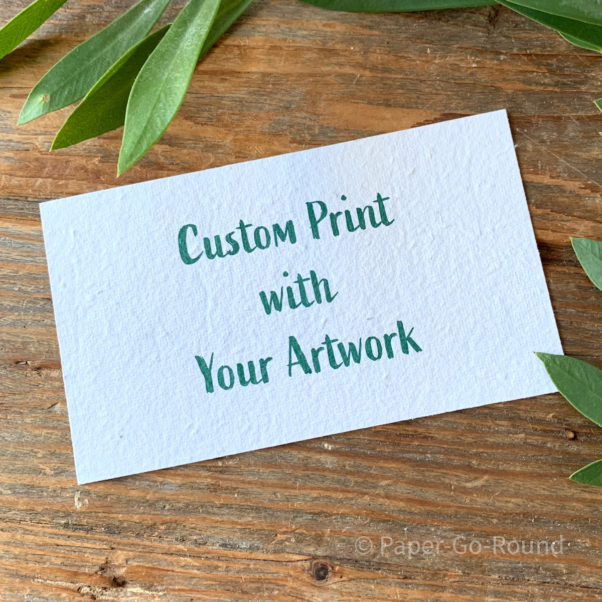 Business Card: Custom Print