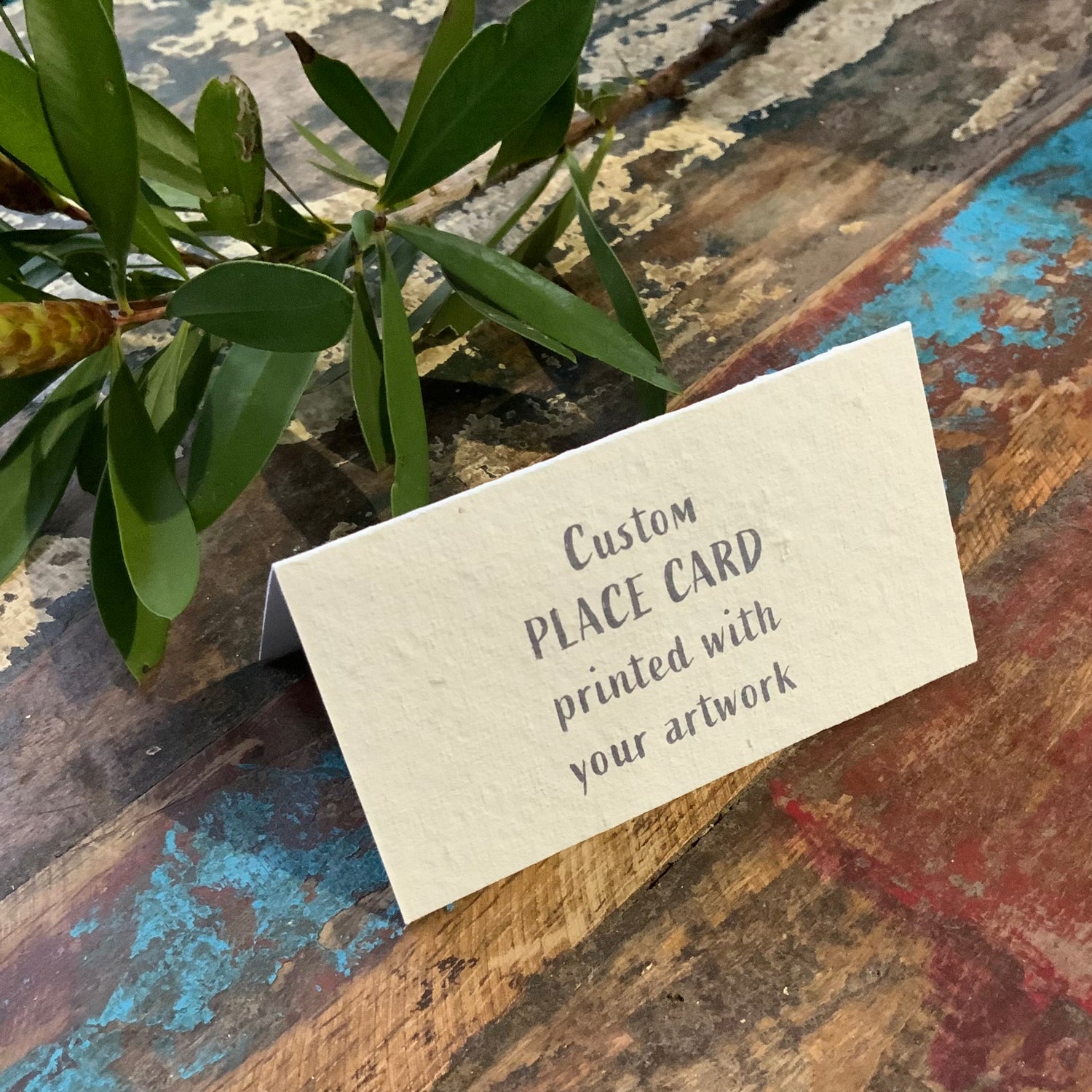 Place Card: Custom Print