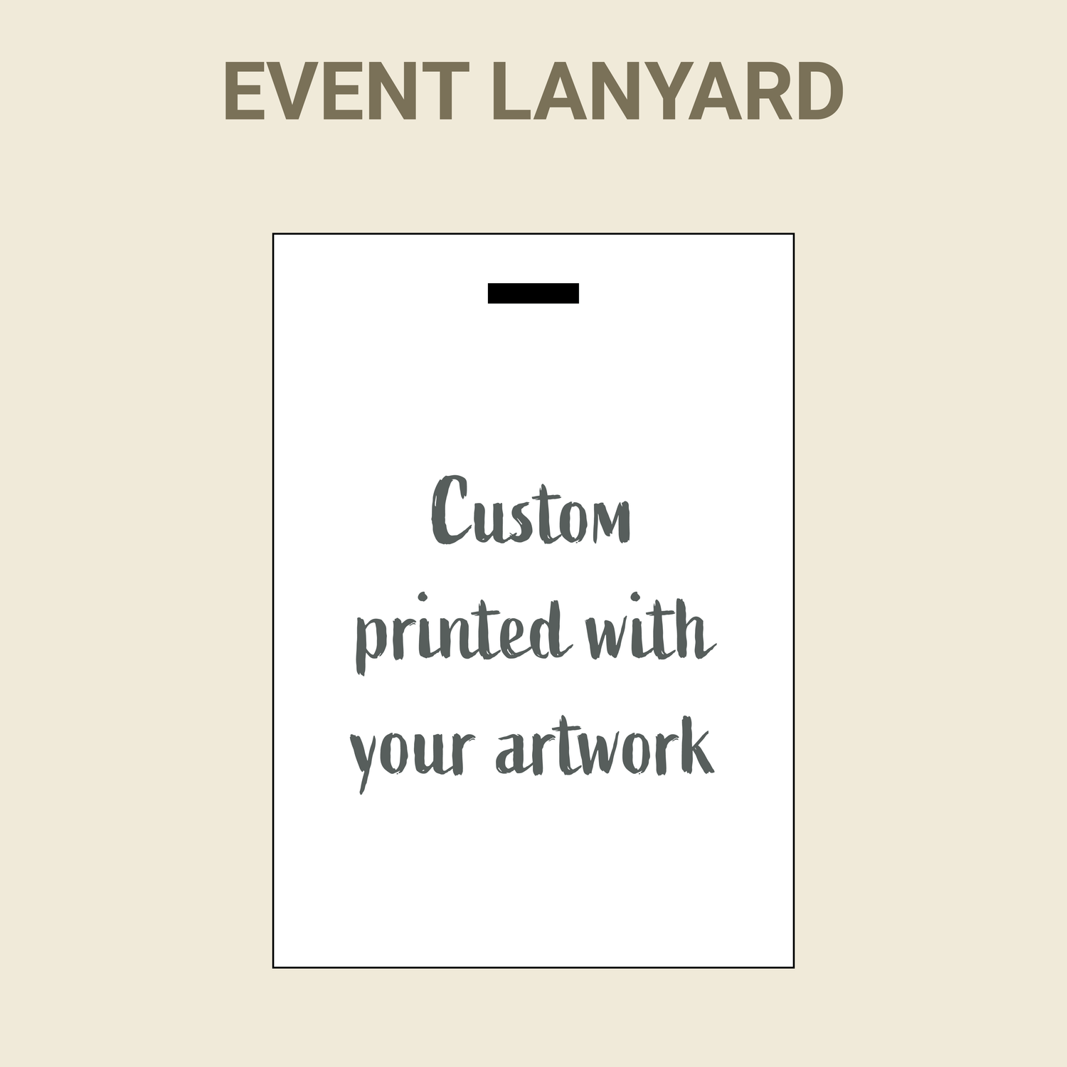 Event Lanyards : Custom Print