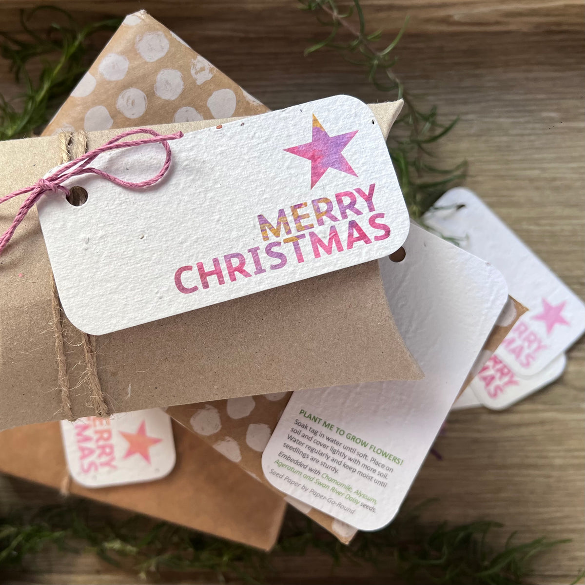 Merry Christmas Gift Tags - 10pk