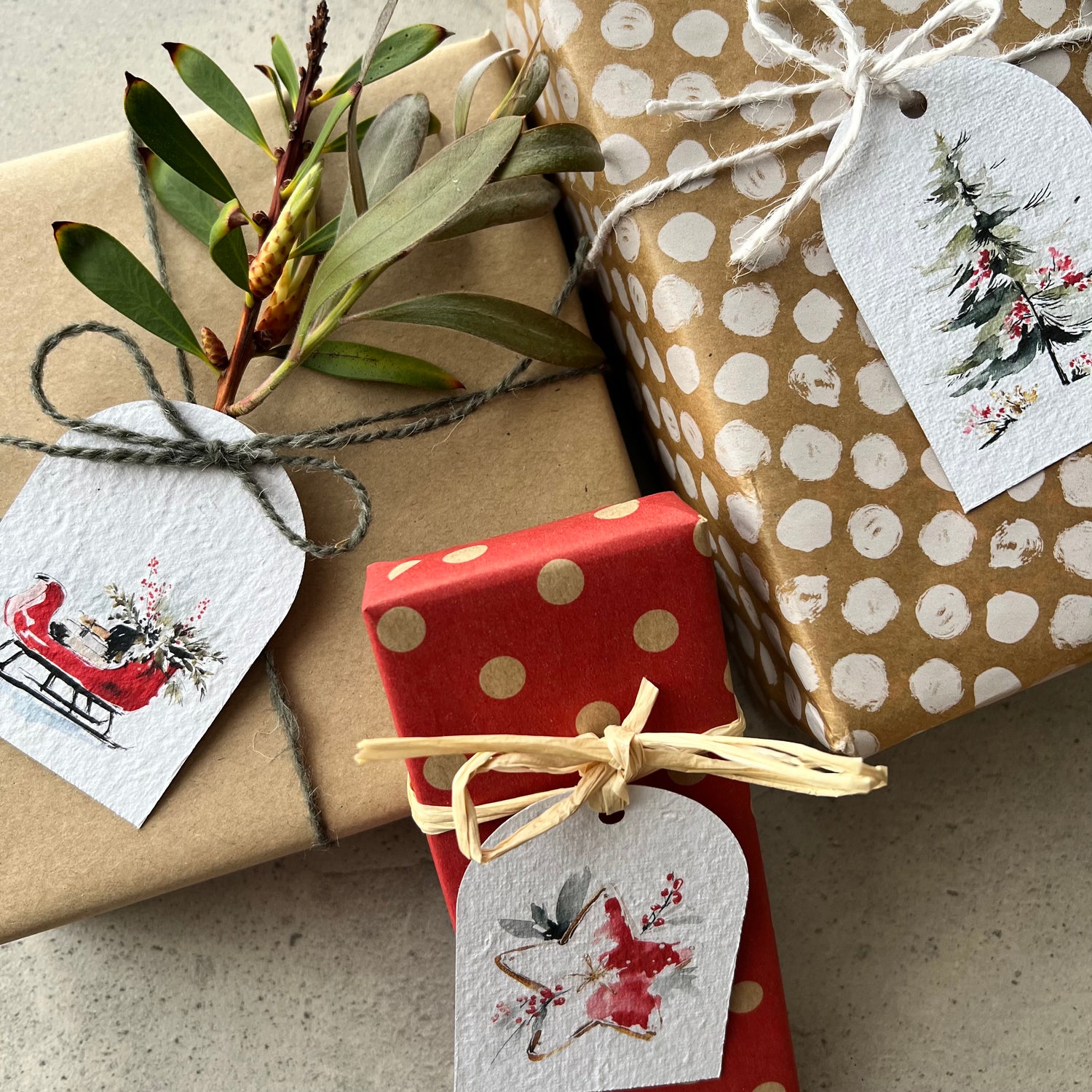 Festive Gift Tags - 9pk