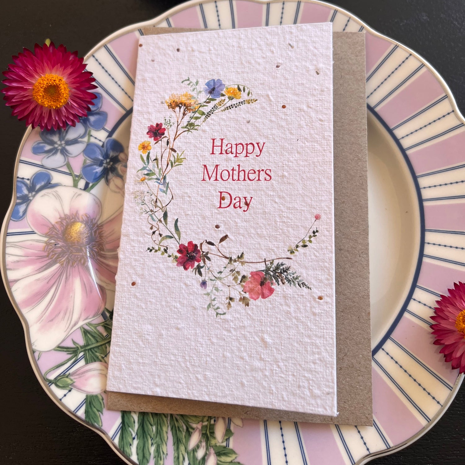 Mothers Day Floral Plantable Greeting card