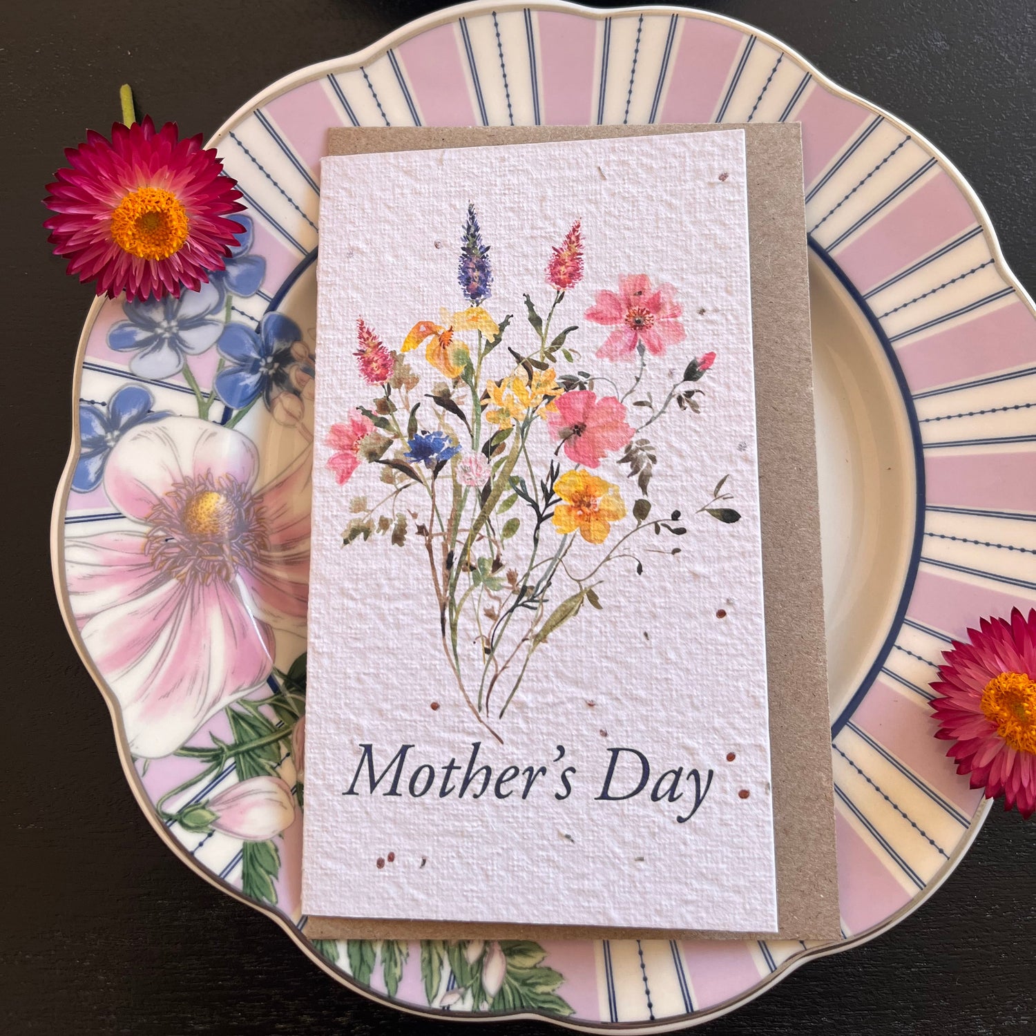 Mothers Day Floral Plantable Greeting card