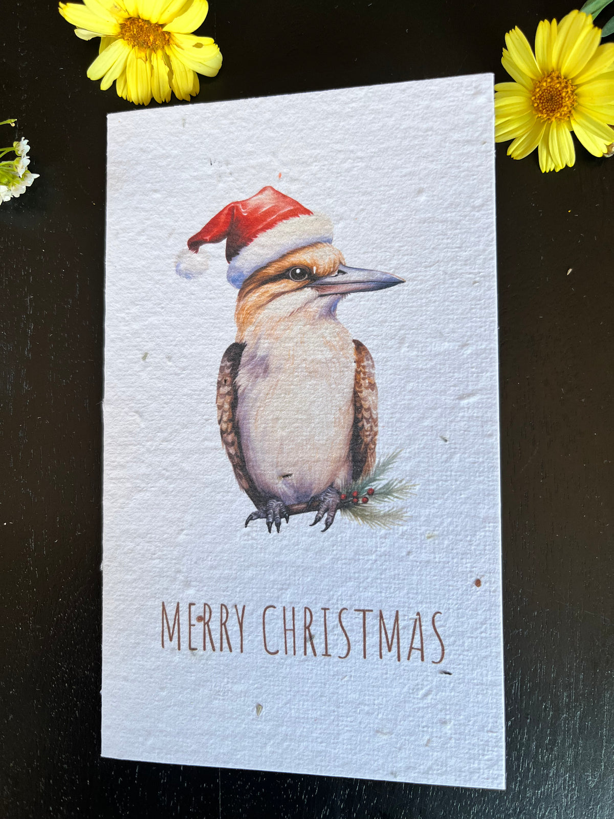 Kookaburra Plantable Seed Paper Christmas card