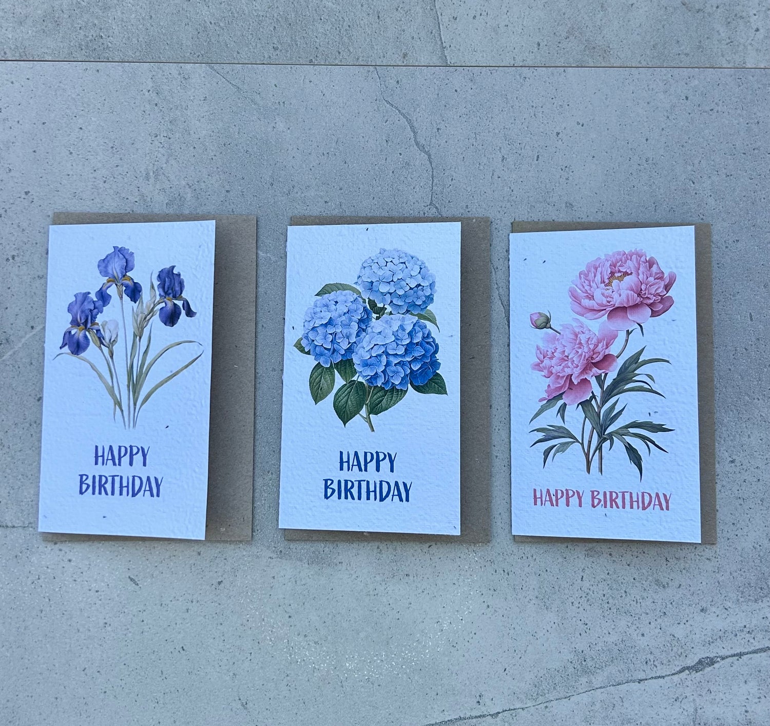 Floral Birthday Card Bundle (6 Pack)