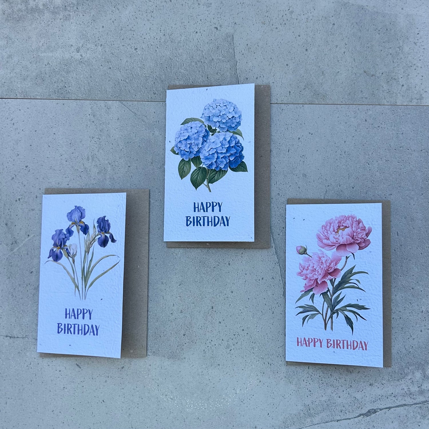 Floral Birthday Card Bundle (3 Pack)