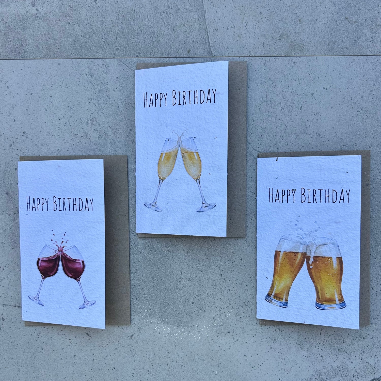 Boozy Birthday Card Bundle (3 Pack)