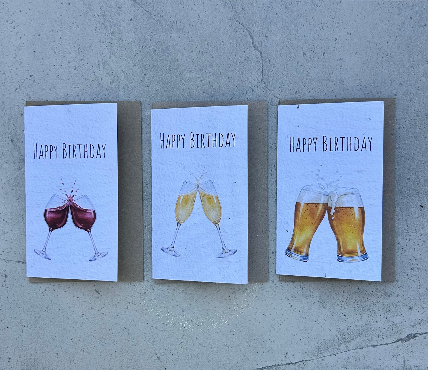 Boozy Birthday Card Bundle (3 Pack)