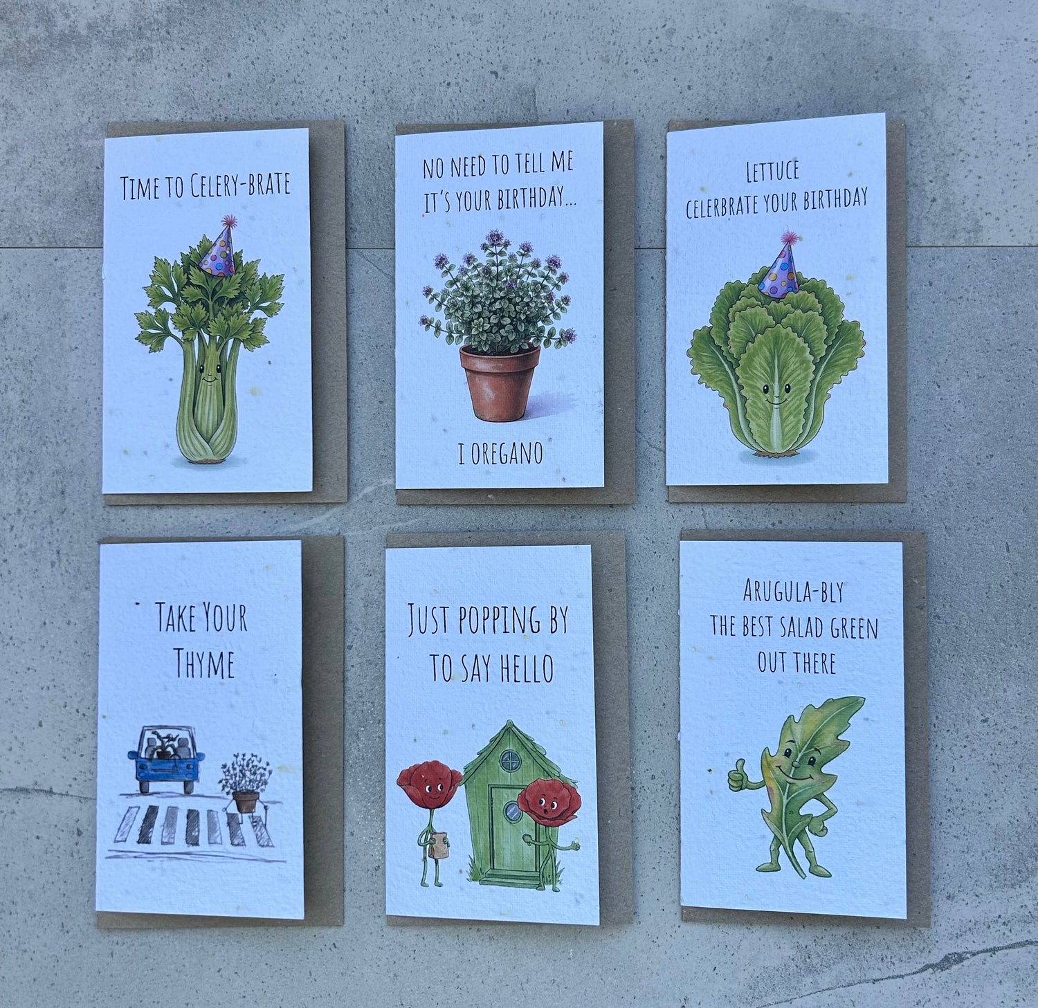 Funny Pun Card Bundle (6 Pack)
