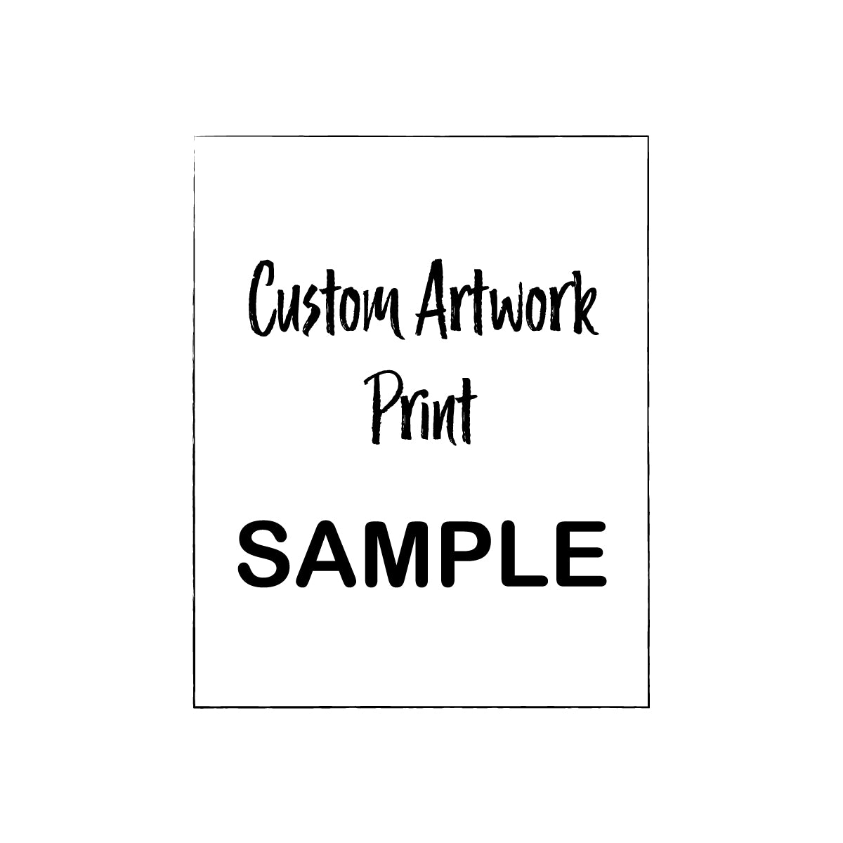 Custom Printed Artwork Sample – Paper Go Round