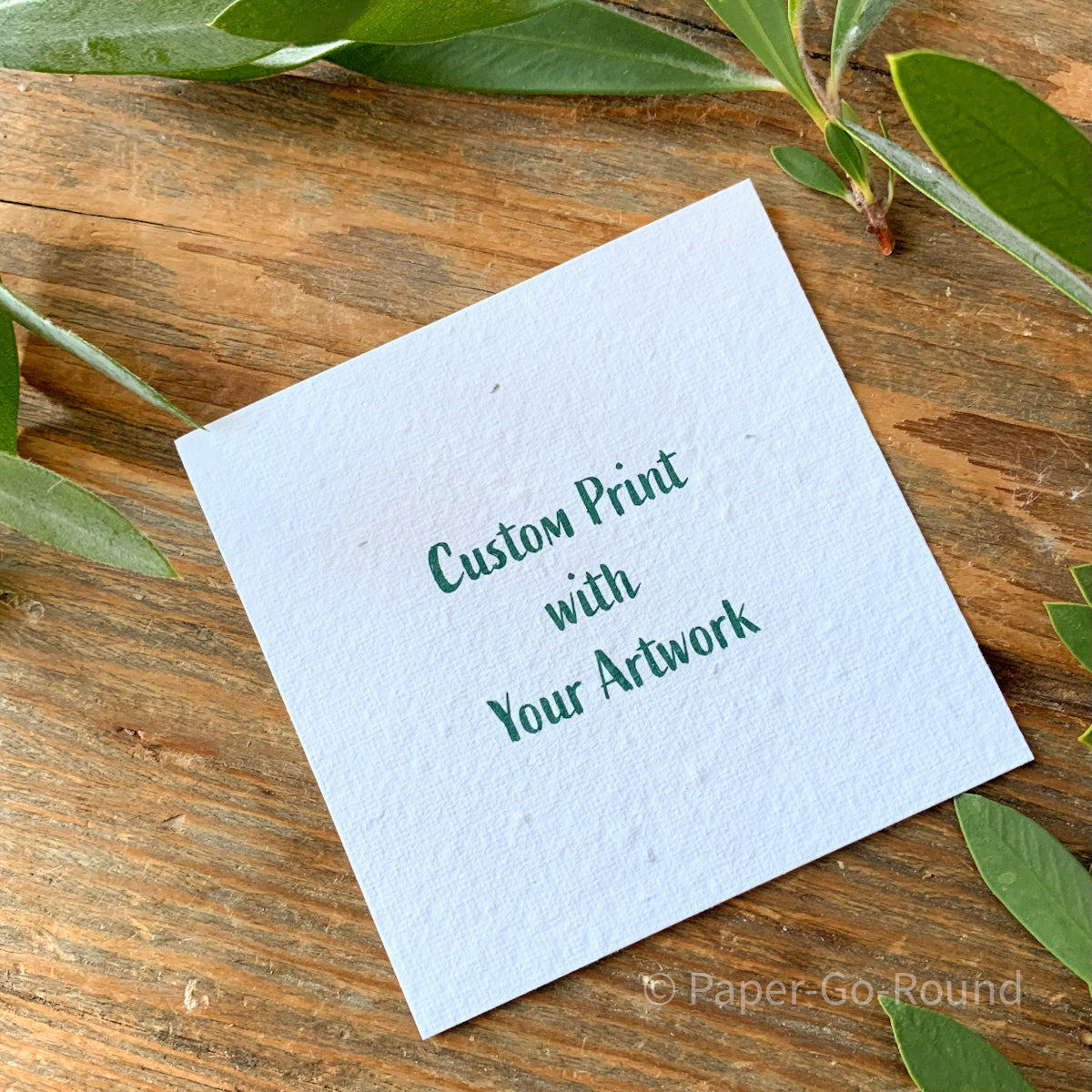 Large Square: Custom Print