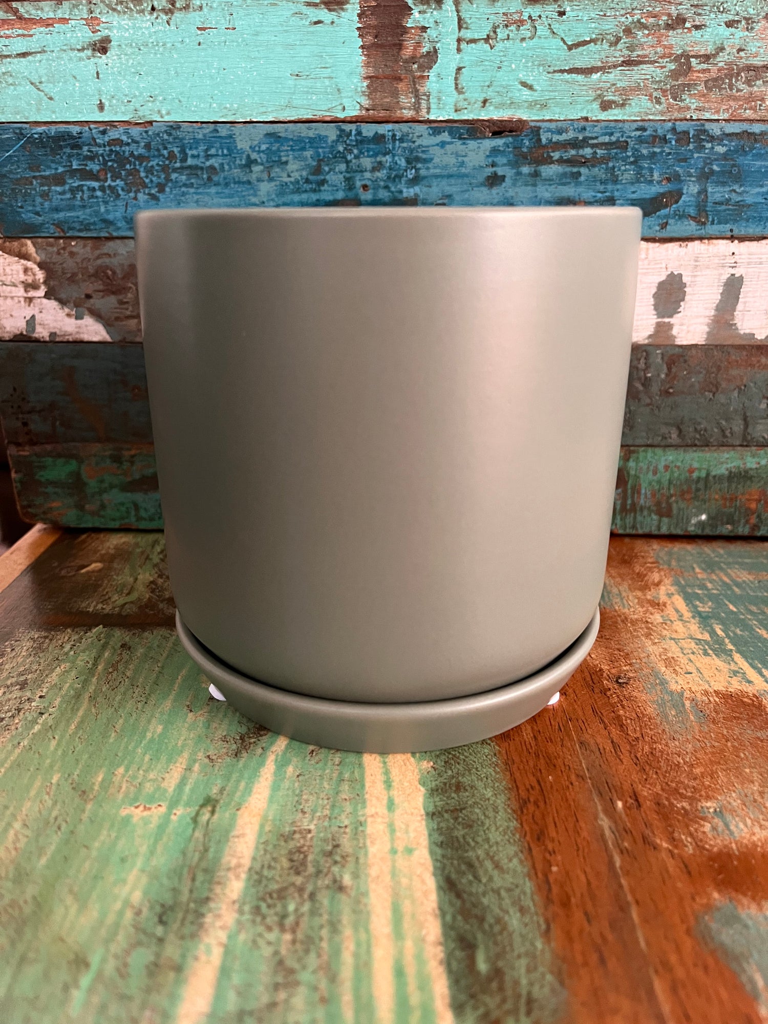 Plant Pot & Saucer 12cm