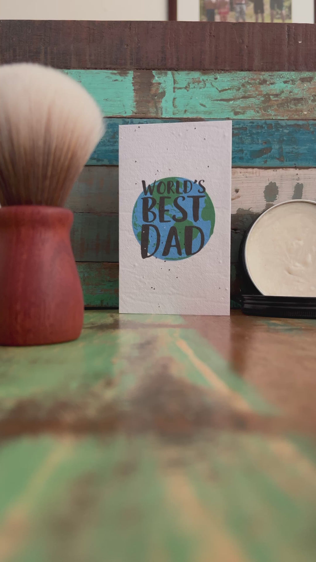 Father's Day Gift Set with Shave Brush & Soap